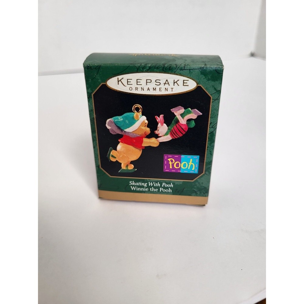Hallmark Keepsake 1999 Skating with Pooh Winnie the Pooh Christmas Ornament NIB